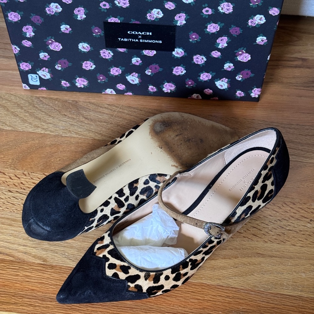 Coach x Tabitha Simmons
Ponyhair Animal‎ Print Pumps Size 10B - Picture 5 of 7